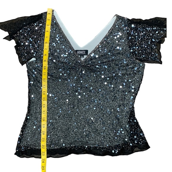 Adrianna  Papell  Boutique, Beaded Silk top - Picture 9 of 9